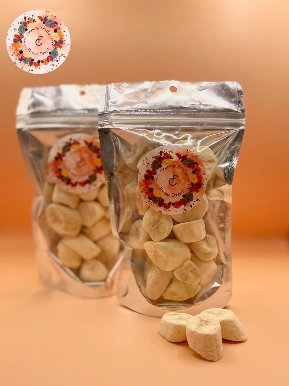 موز مجفف بالتبريد ٢٥ غرام